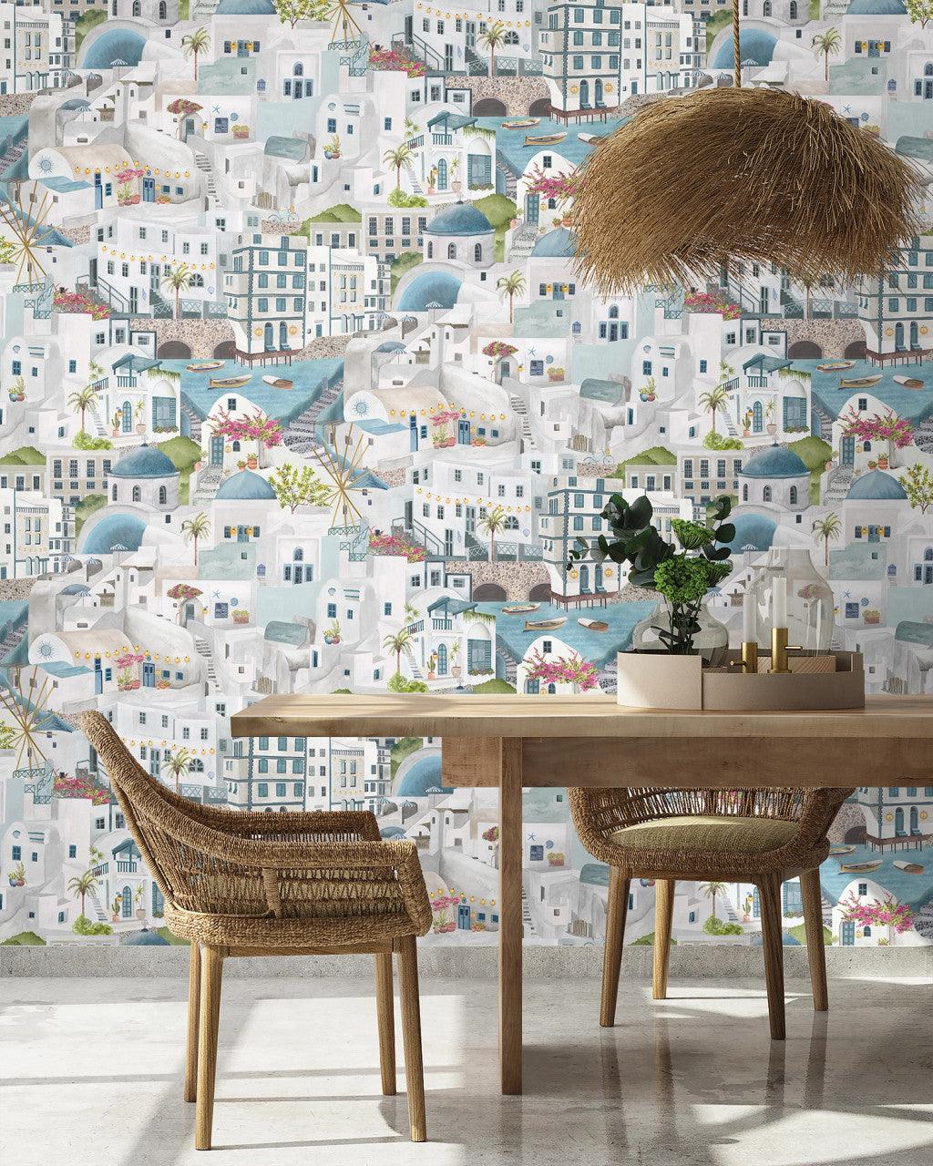 BMPP004/08D The Mediterranean Wallpaper by Brand McKenzie