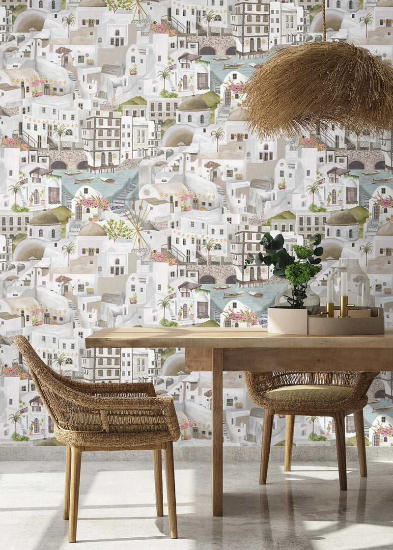 BMPP004/08E The Mediterranean Wallpaper by Brand McKenzie