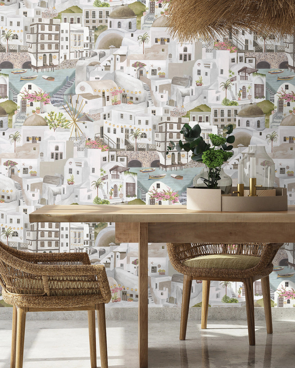 BMPP004/08E The Mediterranean Wallpaper by Brand McKenzie