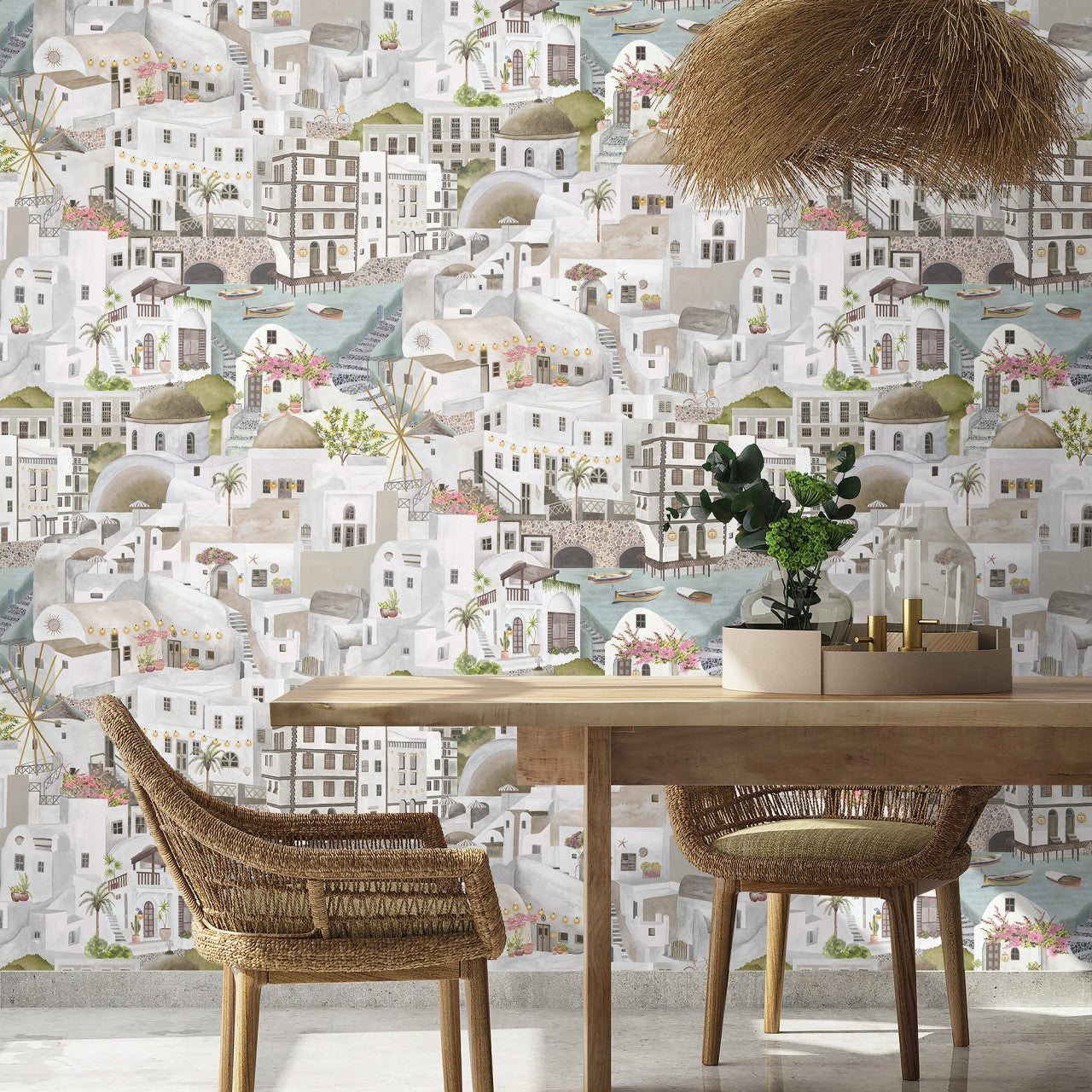 BMPP004/08E The Mediterranean Wallpaper by Brand McKenzie