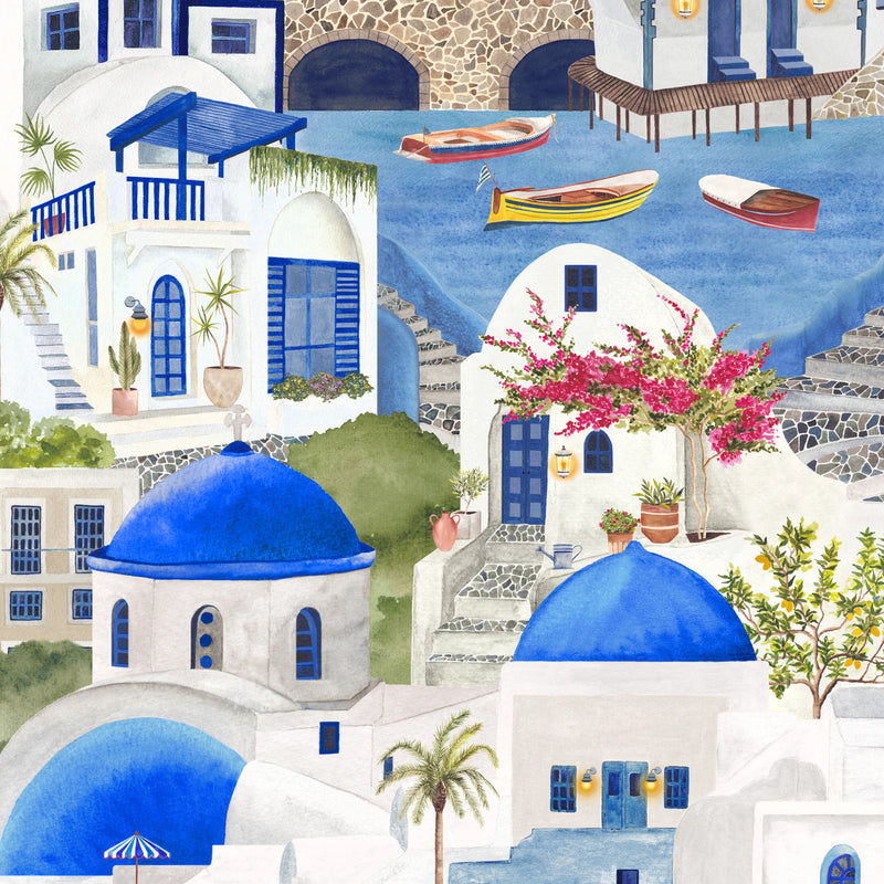BMPP004/08A The Mediterranean Wallpaper by Brand McKenzie