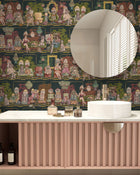 BMGI006/10A The Parlour Dark Dye Wallpaper by Brand McKenzie