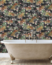 BMPP004/09B Tiger Lily Wallpaper by Brand McKenzie
