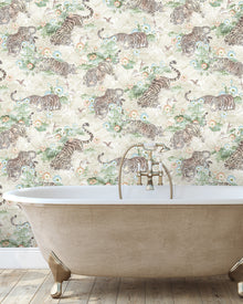 BMPP004/09C Tiger Lily Wallpaper by Brand McKenzie