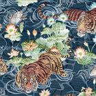 BMPP004/09D Tiger Lily Wallpaper by Brand McKenzie