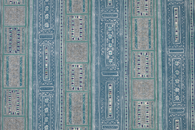Time Teller Cobalt Wallpaper by Christopher Farr Cloth