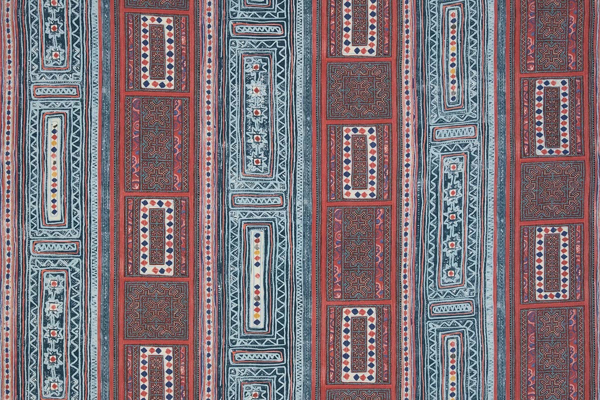 Time Teller Berry fabric by Christopher Farr Cloth