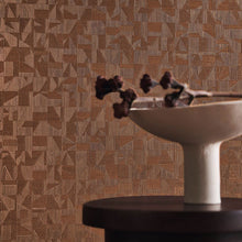 Tiznit Textures Metalliques Wallpaper by Casamance