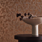 Tiznit Textures Metalliques Wallpaper by Casamance