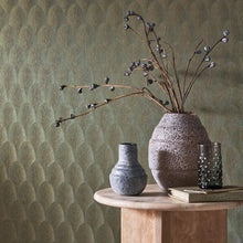 Tourmaline Argent Ecrin Wallpaper by Casamance