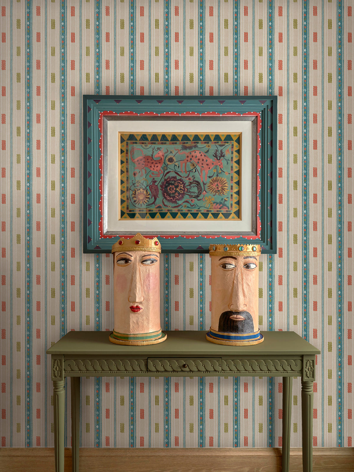 Tradewind Espresso/Tuscan Kit Kemp Wallpapers II Wallpaper by GP & J Baker