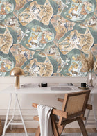 BMPP004/10A Travel Map Wallpaper by Brand McKenzie