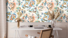 BMPP004/10B Travel Map Wallpaper by Brand McKenzie