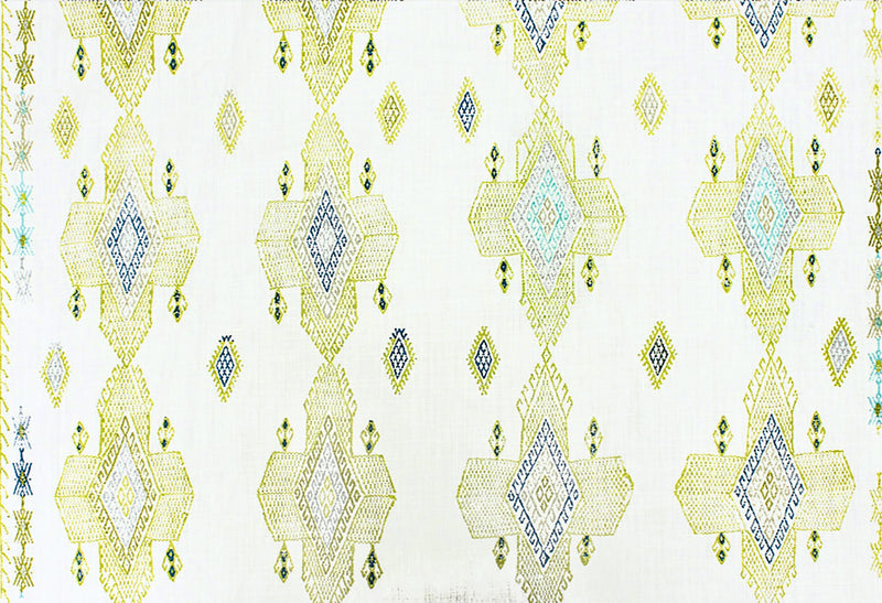 Travelling Light Pistachio fabric by Christopher Farr Cloth