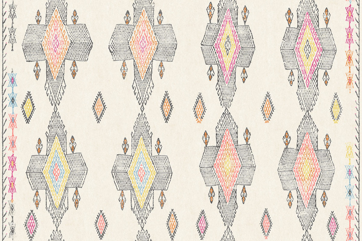 Travelling Light Fuchsia Wallpaper by Christopher Farr Cloth