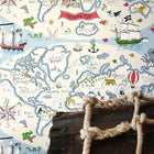 Treasure Map Abracazoo Wallpaper by Sanderson