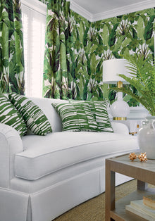 Travelers Palm Tropics Wallpaper By Thibaut | T10128