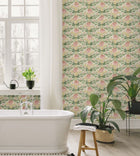 Tulip & Jasmine Original Brantwood Blush Wallpaper By GP & J Baker