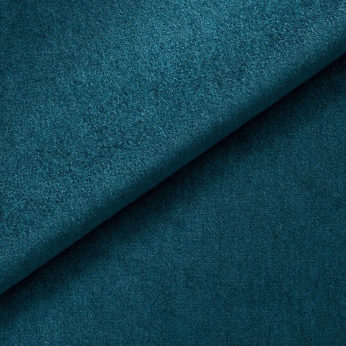 Royal Silk Mohair Velvet Peacock Legacy Fabric by Coraggio — flat