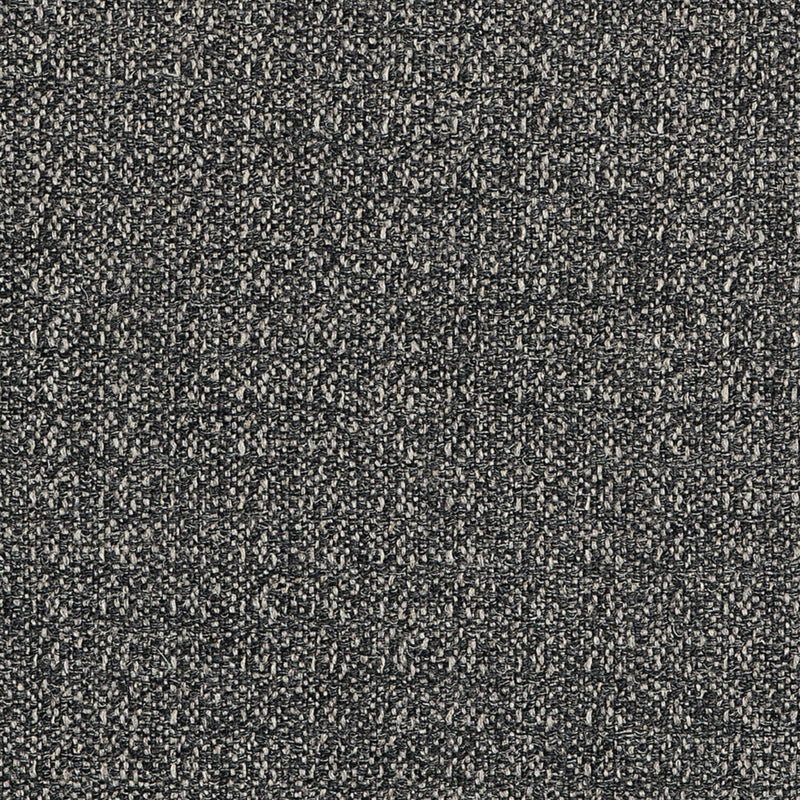 Cestino Wool Black Spring 2026 Fabric by Coraggio — flat