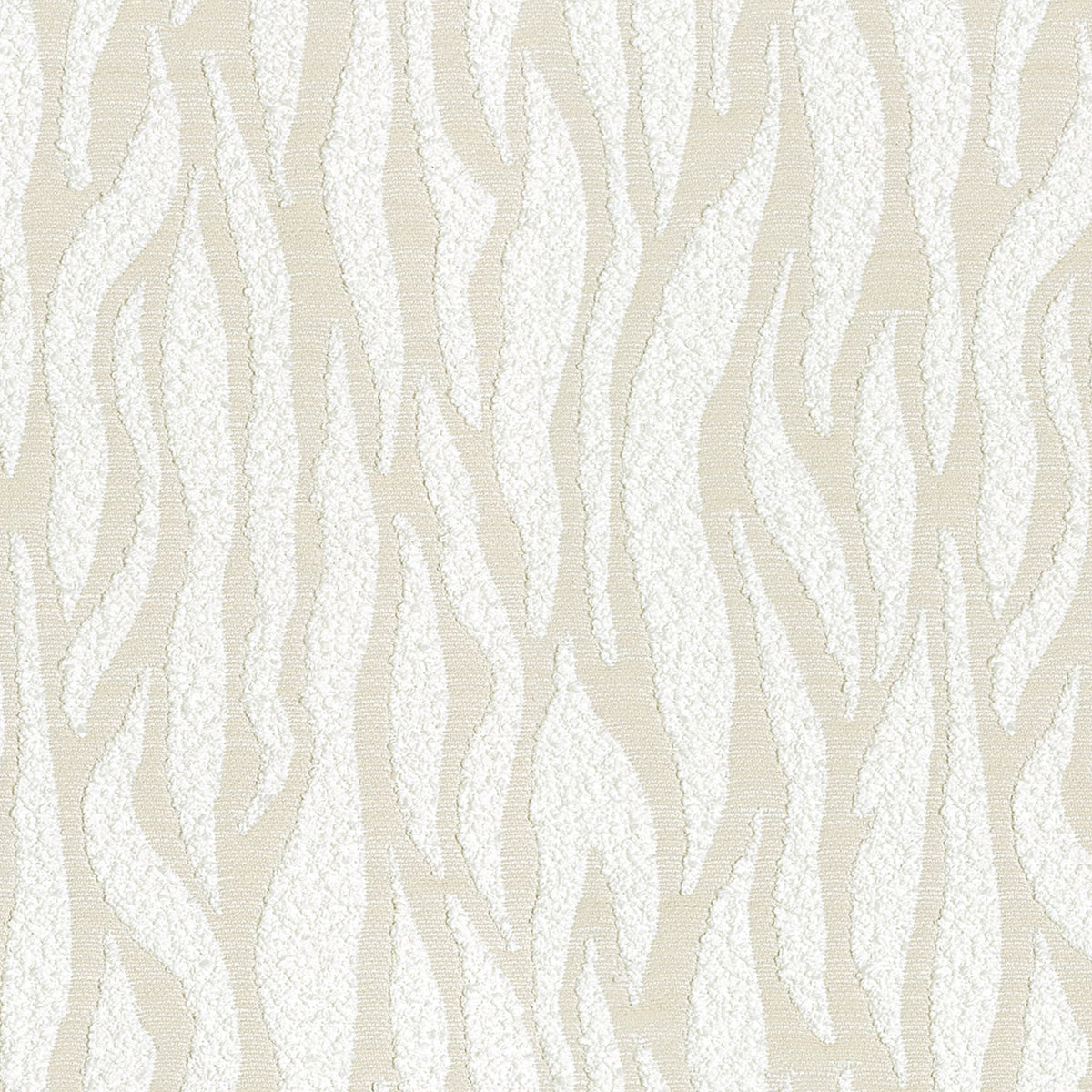 Fiamme White on White Spring 2026 Fabric by Coraggio — flat