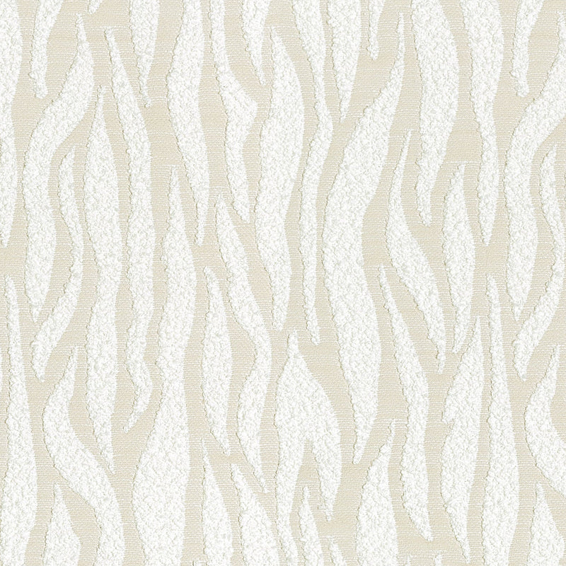 Fiamme White on White Spring 2026 Fabric by Coraggio — flat