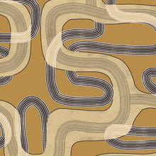 Pipelines Copper Urban Tribe Wallpaper by Tres Tintas