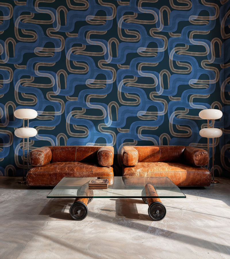 Pipelines Sky Urban Tribe Wallpaper by Tres Tintas
