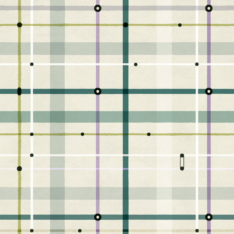 Subway Lilac Urban Tribe Wallpaper by Tres Tintas