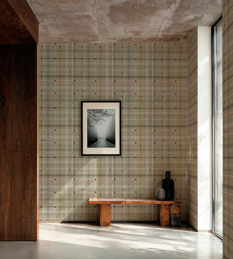 Subway Silver Urban Tribe Wallpaper by Tres Tintas