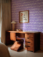 Executives Lilac Urban Tribe Wallpaper by Tres Tintas