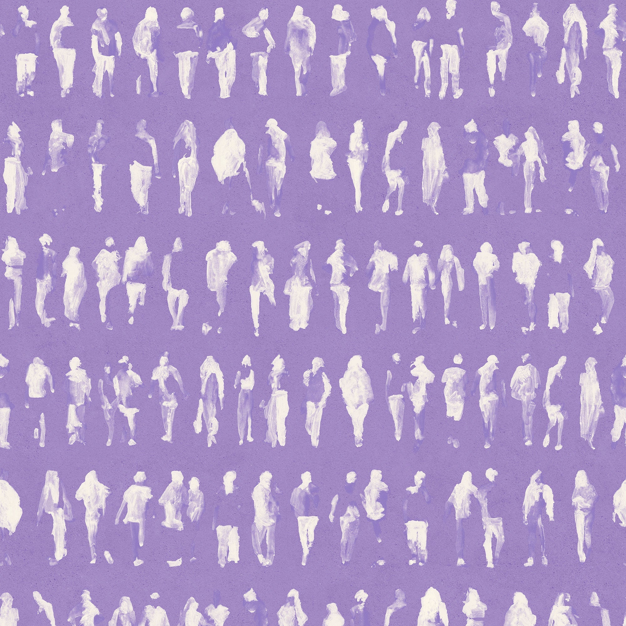 Executives Lilac Urban Tribe Wallpaper by Tres Tintas