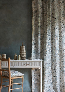 LW 358 667 Utopia Aqua Vita Fabric by Lewis & Wood