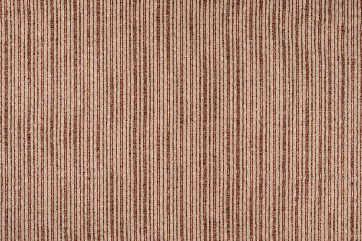 Unravel Terracotta fabric by Christopher Farr Cloth