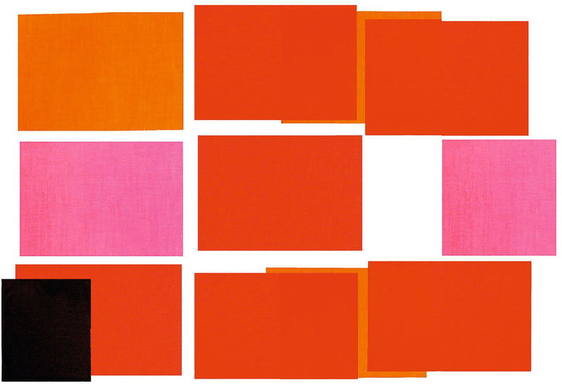 Untitled Red fabric by Christopher Farr Cloth