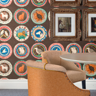 BW45126/1 Robina's Dinner Party Kit Kemp Wallpaper By GP & J Baker