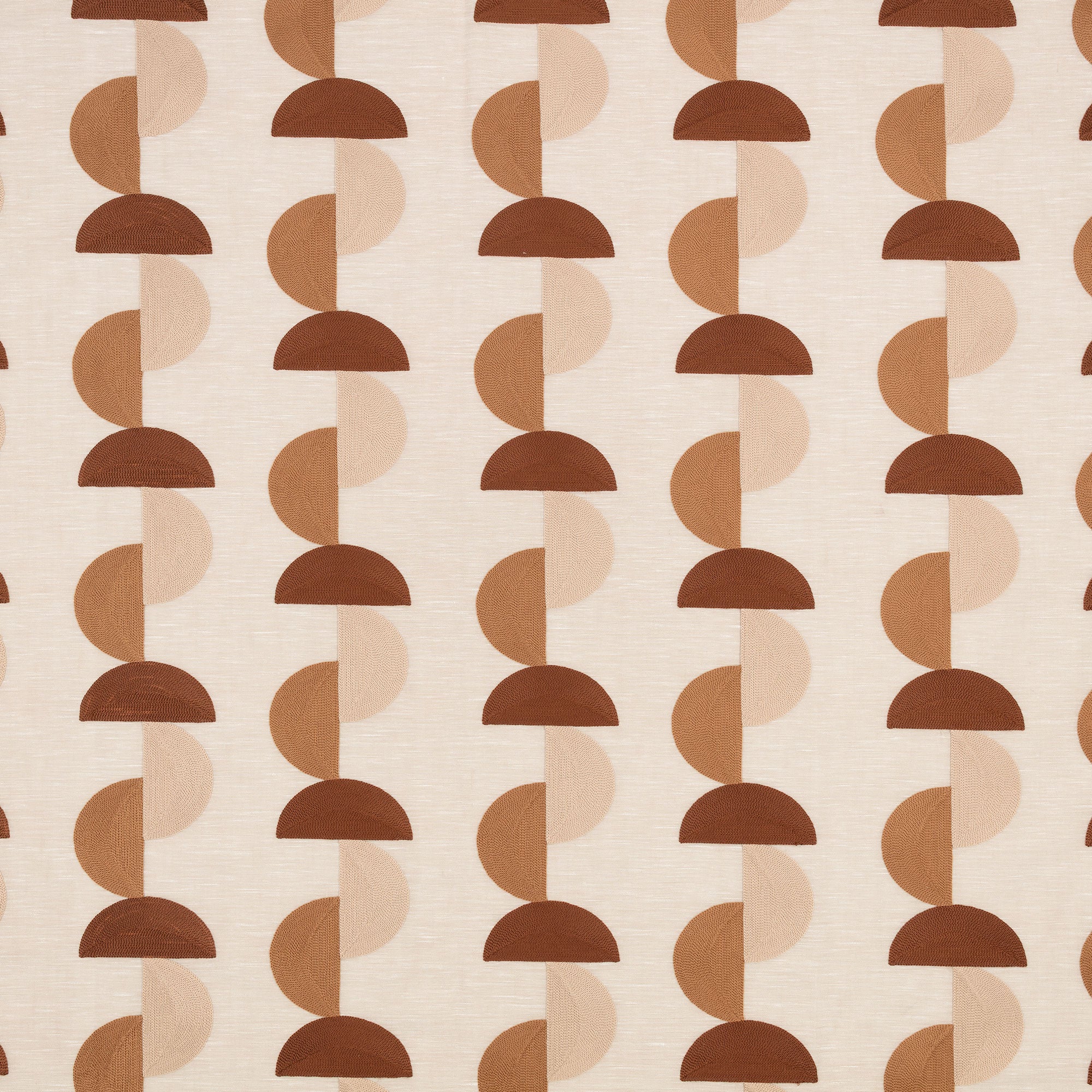 V3644/01 Omri Umber Zaria Fabric by Villa Nova
