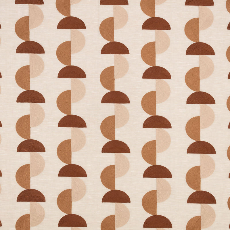 V3644/01 Omri Umber Zaria Fabric by Villa Nova