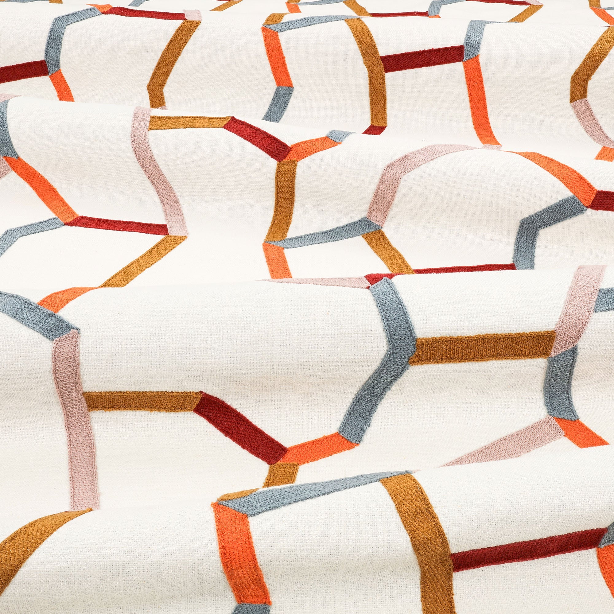 V3645/02 Samir Plume Zaria Fabric by Villa Nova