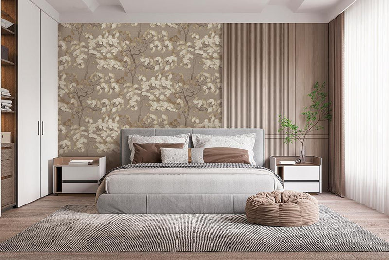 VA02318 Jacinta Mocha Wallpaper by Sketch Twenty 3