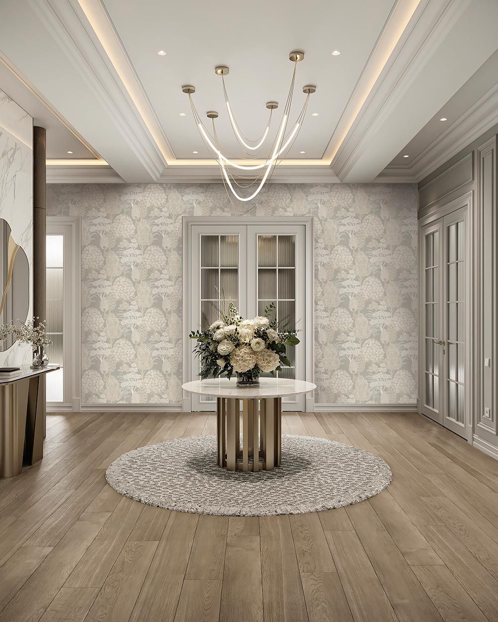 VA02338 Vallesa Dove Wallpaper by Sketch Twenty 3