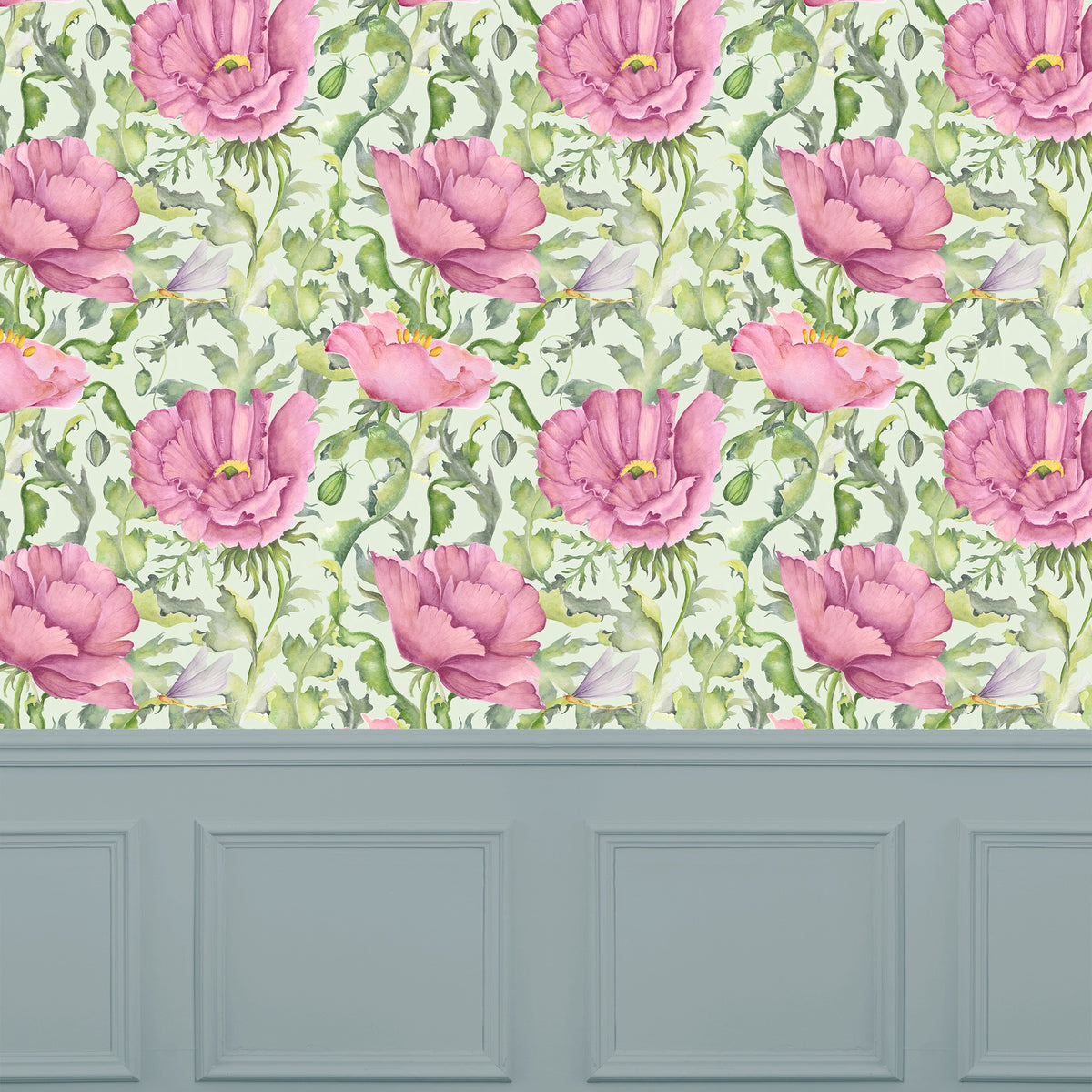 Valeria Sage Wallpaper by Voyage Maison | VALERIA/WPO/SAG