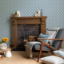 Vali Denim Country Folk Wallpaper by Voyage Maison | VALI/WPO/DEN