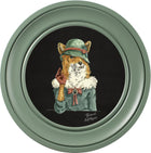 Happy Hour Vixen on Charcoal Black  Framed Art Prints by Brand McKenzie