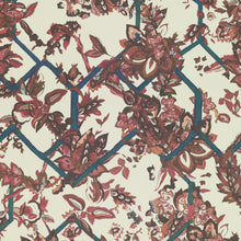 W-CT-CO-WR-24-70 Creeping Trellis Wedgewood Red Wallpaper by Parker & Jules