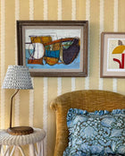 Double Scroll Stripe Wallpaper by Parker & Jules