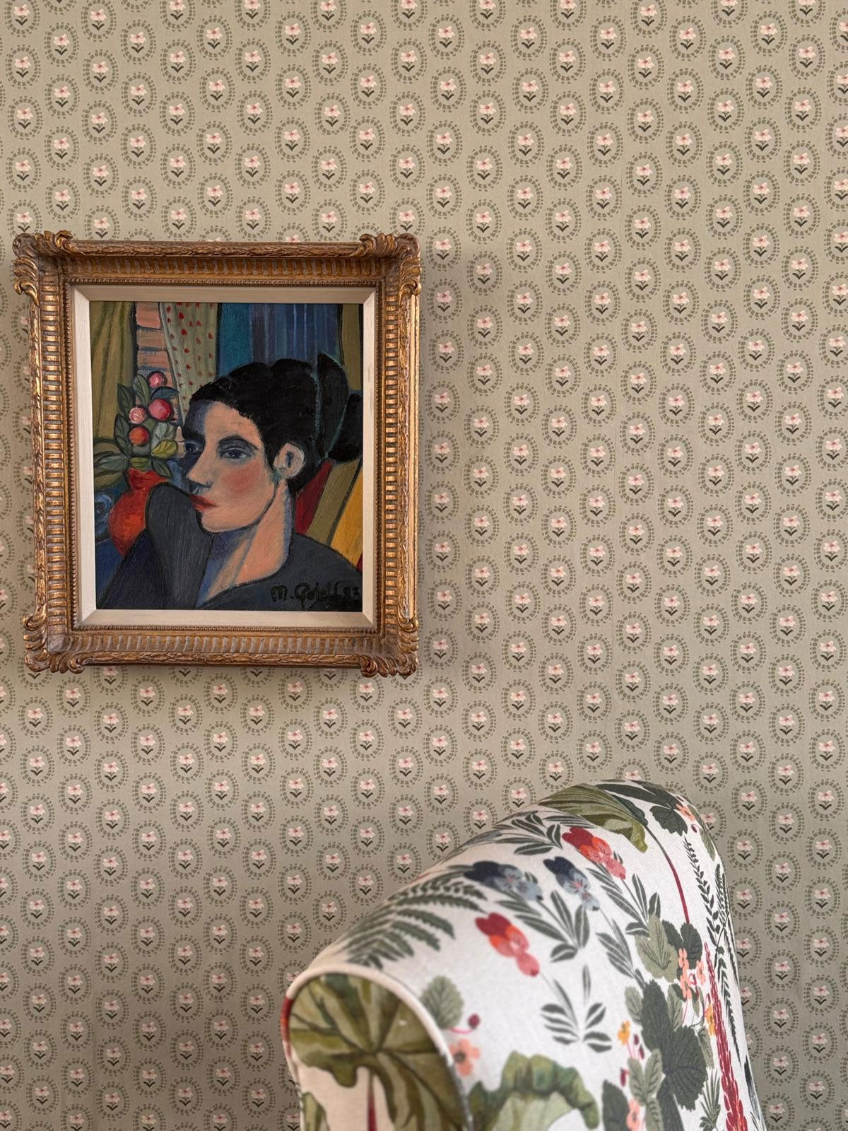 Folly Barley Wallpaper by Parker & Jules