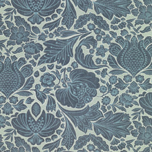 W-FF-CO-DB-24-70 Folk Floral Day Blue Wallpaper by Parker & Jules