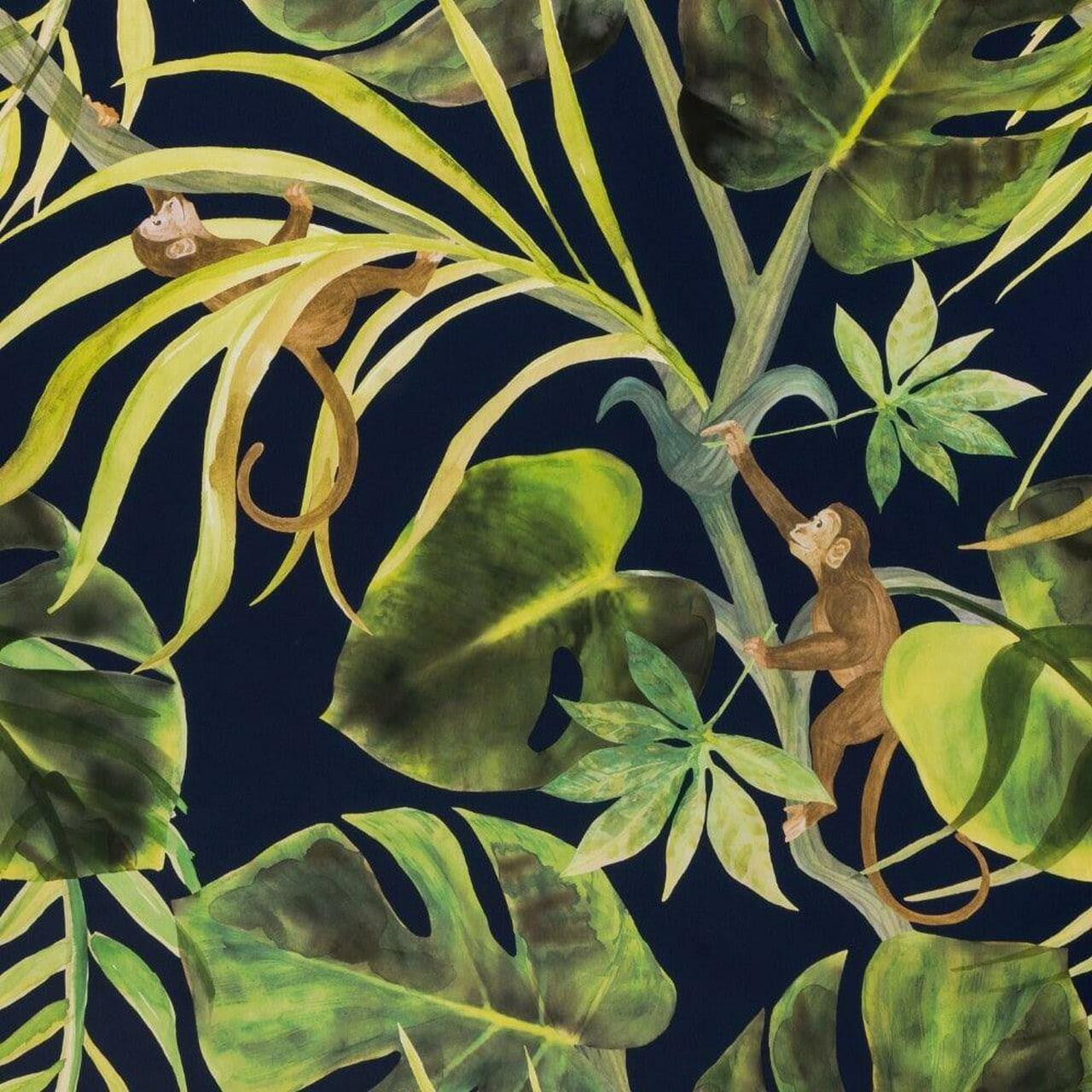 W0083/03 Monkey Business Colony Wallpaper By Clarke & Clarke