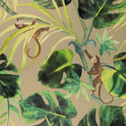 W0083/02 Monkey Business Exotica 2 Gilver Wallpaper by Clarke & Clarke